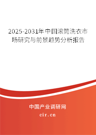 2025-2031年中國(guó)滾筒洗衣市場(chǎng)研究與前景趨勢(shì)分析報(bào)告